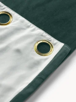 Cortinas oscurecedoras de terciopelo con ojales Rush, 2 uds.