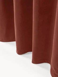 Cortinas oscurecedoras de terciopelo con ojales Rush, 2 uds.