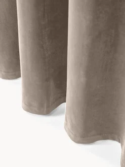 Cortinas oscurecedoras de terciopelo con ojales Rush, 2 uds.