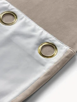 Cortinas oscurecedoras de terciopelo con ojales Rush, 2 uds.
