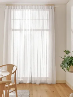 Cortinas semitransparentes Ibiza, 2 uds.