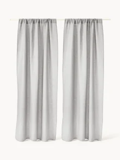 Cortinas semitransparentes con dobladillo Harmony, 2 uds.