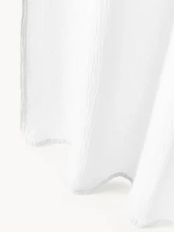 Cortinas semitransparente de muselina con dobladillo Malvina, 2 uds.