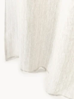 Cortinas semitransparente con cinta de lazo Birch, 2 uds.