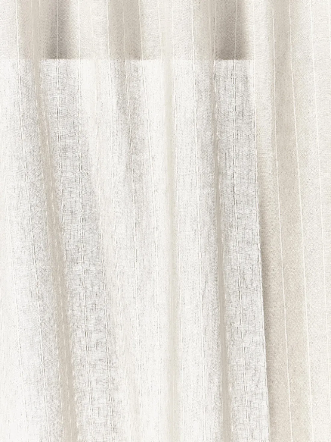 Cortinas semitransparente con cinta de lazo Birch, 2 uds.