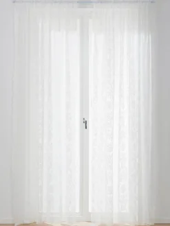 Cortinas transparentes con dobladillo Lacina, 2 uds.