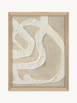 Cuadro con marco en lienzo Raw Organic