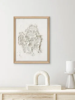 Cuadro con marco Playa Blanca en lienzo