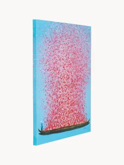 Cuadro en lienzo pintado Flower Boat