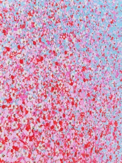 Cuadro en lienzo pintado Flower Boat