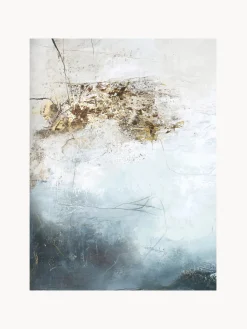 Cuadro en lienzo pintado a mano Freja Blanche