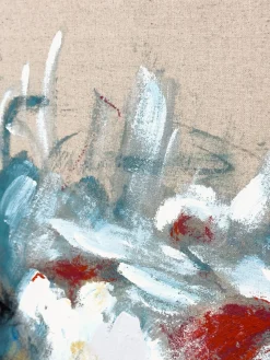 Cuadro en lienzo pintado a mano Hurricane, marco de madera