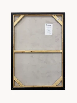 Cuadro en lienzo pintado a mano Blend, marco de madera