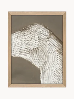 Cuadro Nordic Art / Raw shape 1 / 30x40 cm / Marco de roble