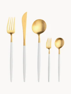 Cubertería artesanal Goa, tamaños diferentes