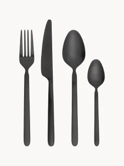 Cubertería cepillada mate Stella, 4 comensales (16 pzas.)