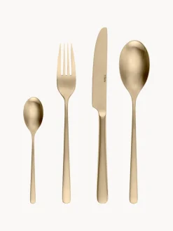 Cubertería cepillada mate Anemone, 4 comensales (16 pzas.)