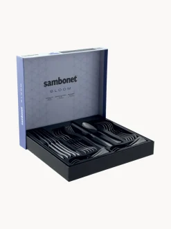 Cubertería de acero inoxidable Bloom, 6 comensales, 24 pzas.