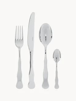 Cubertería de acero inoxidable 1965, 6 comensales, 24 pzas.