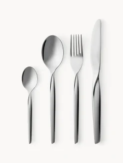 Cubertería pulida espejo Twist, 4 comensales (16 pzas.)