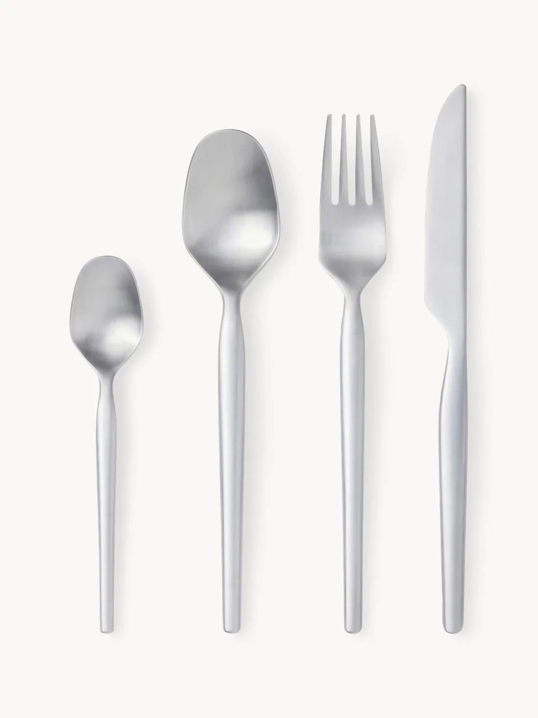 Cubertería satinada Dorotea, 4 comensales (16 pzas.)