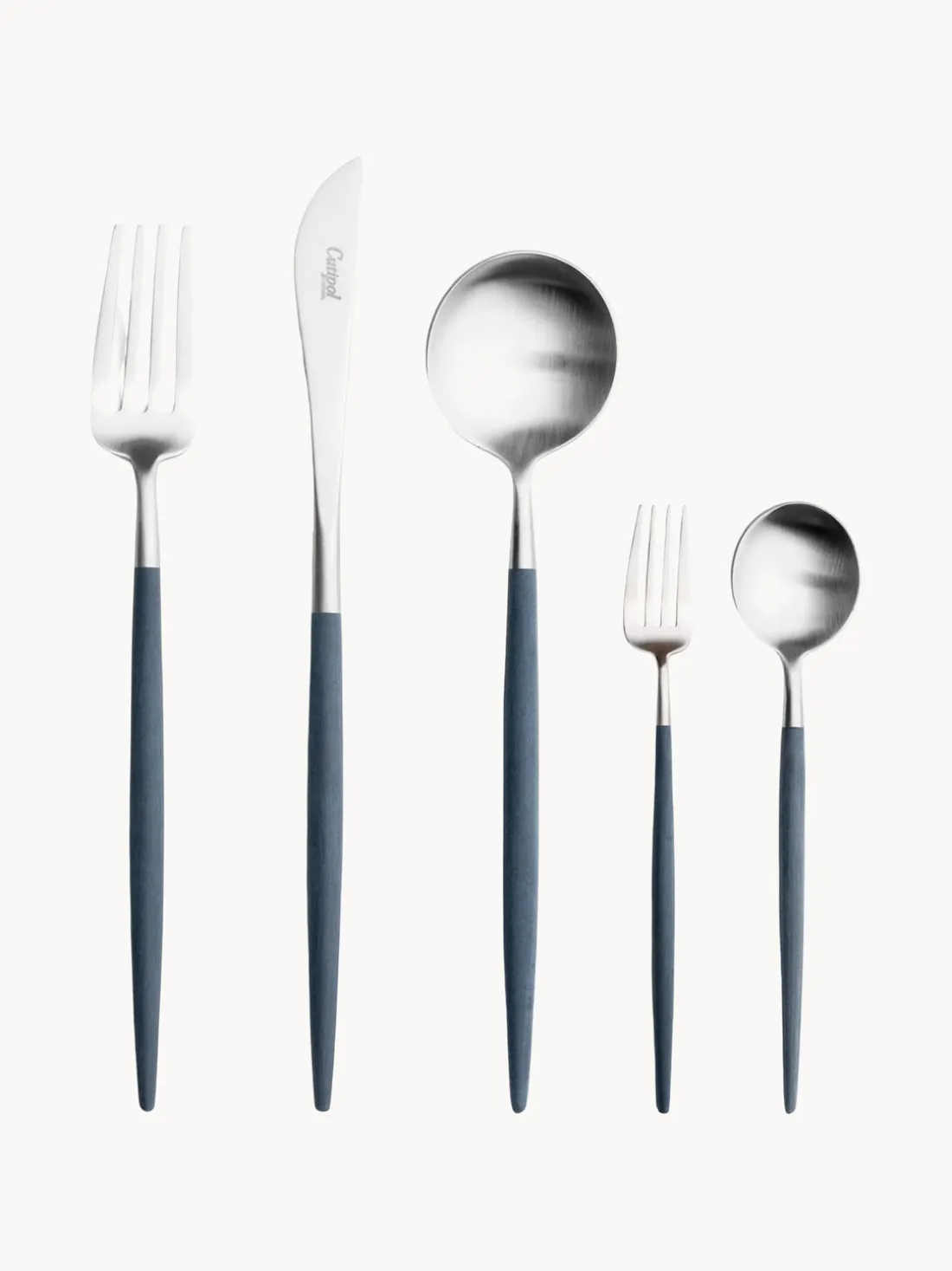 Cubiertos artesanal Goa, tamaños diferentes