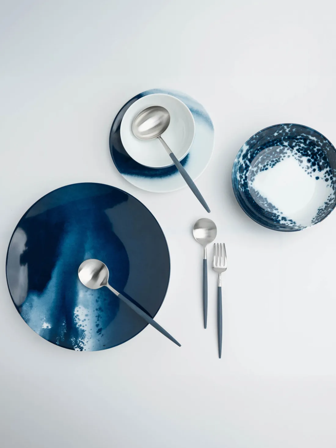 Cubiertos artesanal Goa, tamaños diferentes