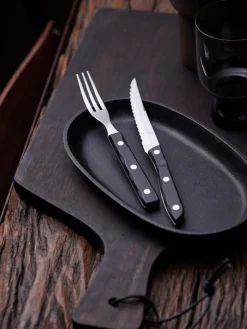 Cubiertos de bistec con caja Old Farmer, tamaños diferentes