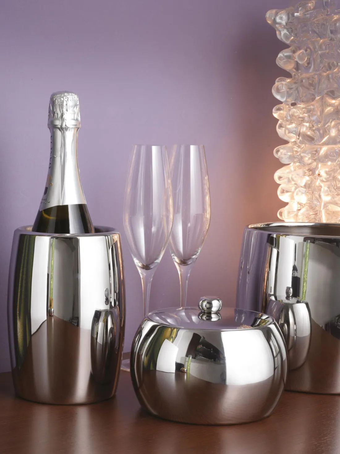 Cubitera de acero inoxidable Sphera