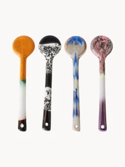 Cucharas artesanales con esmalte reactivo 70s