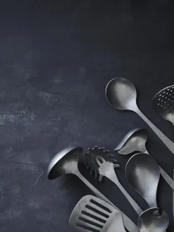 Cucharón plateado mate Daily