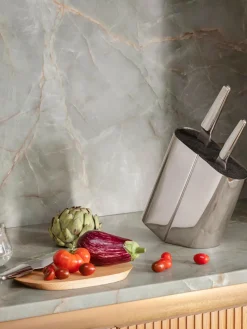 Cuchillo para hierbas de acero inoxidable Sky