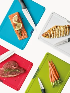 Cuchillos de cocina y tablas de cortar con soporte Folio Icon Plus, 9 pzas.