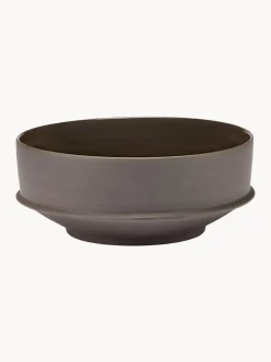 Cuenco de porcelana con esmalte reactivo Dune