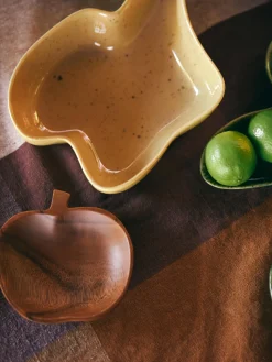 Cuenco de servir artesanal de gres Shell