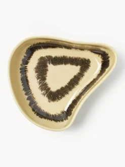 Cuenco de servir artesanal de gres Shell