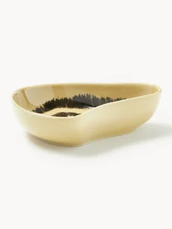 Cuenco de servir artesanal de gres Shell