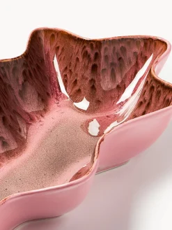 Cuenco de servir artesanal de gres Shell