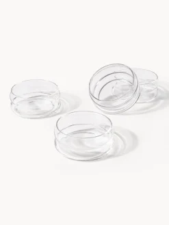 Cuenco soplado artesanalmente Bubbly, 4 uds.