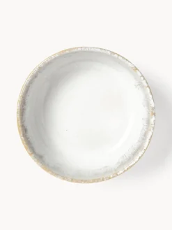 Cuencos artesanales con esmalte reactivo Danza, 4 uds.