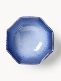 Cuencos artesanales con esmalte reactivo Vinci, 4 uds.