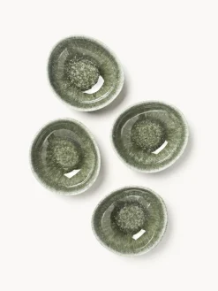 Cuencos artesanales con forma orgánica Macey, 4 uds.