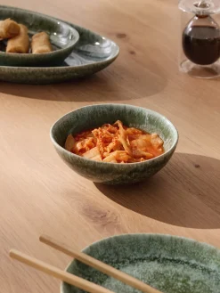 Cuencos artesanales con forma orgánica Macey, 4 uds.