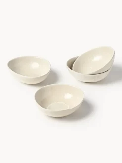 Cuencos artesanales con forma orgánica Macey, 4 uds.