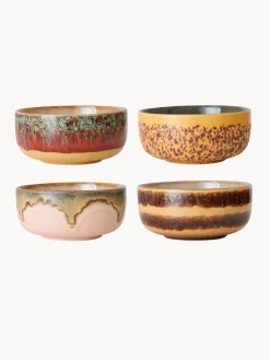 Cuencos artesanales de gres 70's, 4 uds.
