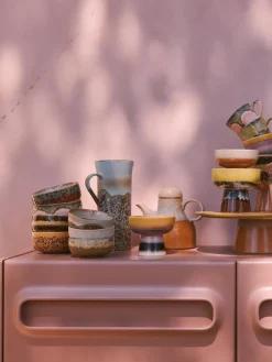 Cuencos artesanales de gres 70's, 4 uds.