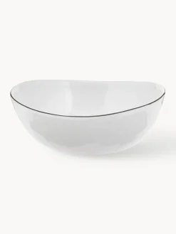 Cuencos artesanales de porcelana Salt, Ø 17 cm, 4 uds.