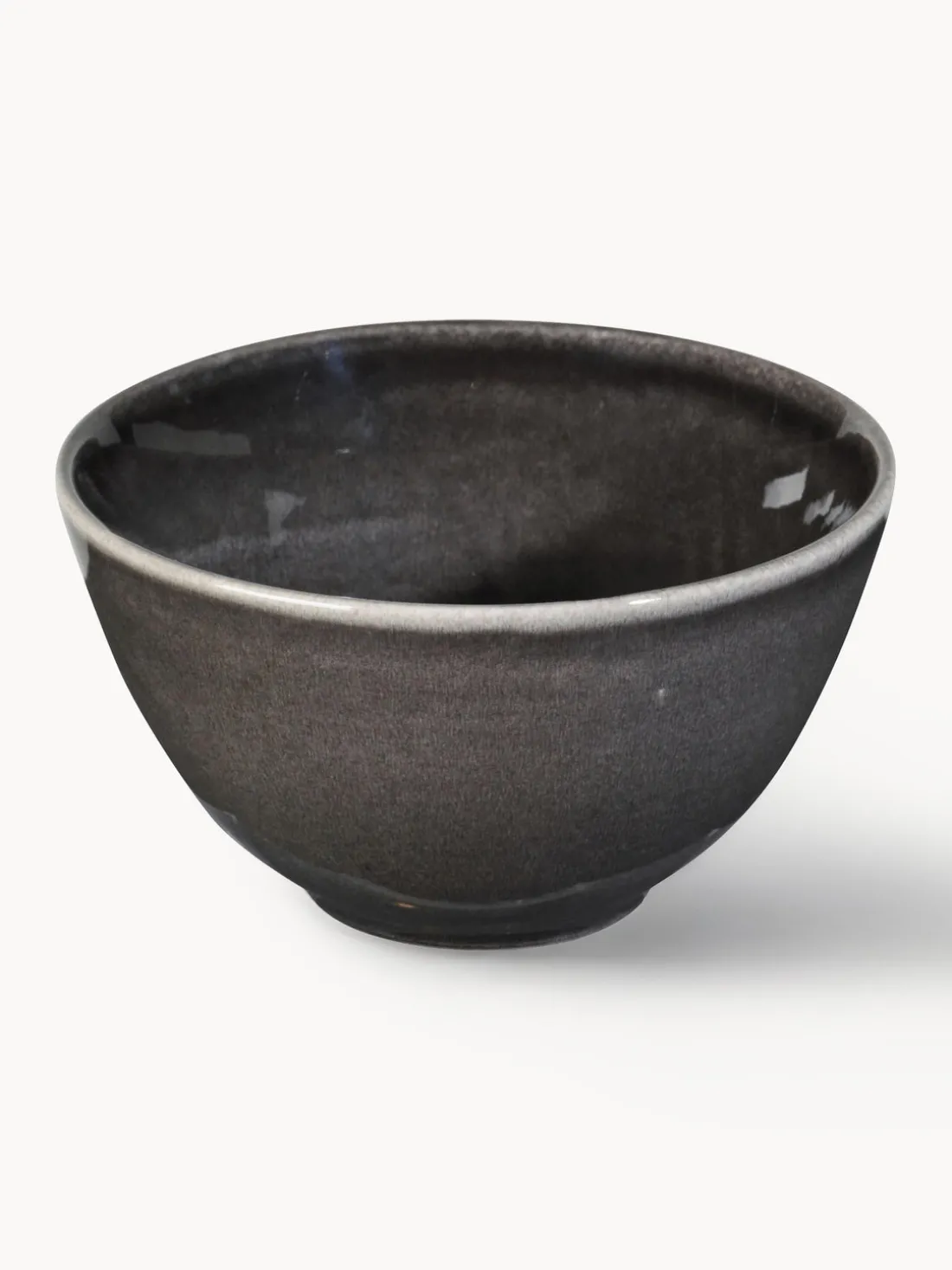 Cuencos artesanales Nordic Coal, 4 uds.