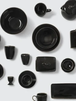 Cuencos artesanales Nordic Coal, 4 uds.