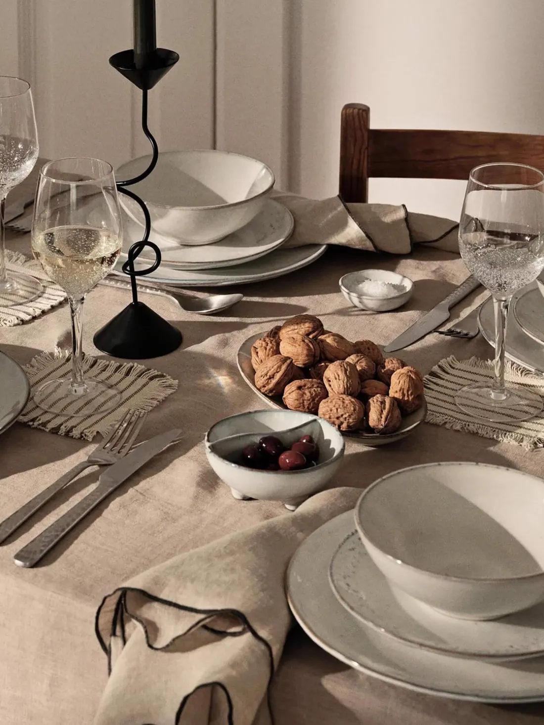 Cuencos artesanales Nordic Sand, 4 uds.